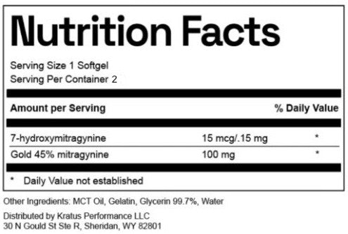 Kratus Focus - Free Trial (2 Softgels)